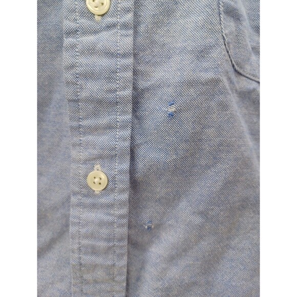 Vtg Tommy Hilfiger Youth XL Long Sleeve Colorblock Shirt Crest Logo - Picture 4 of 10